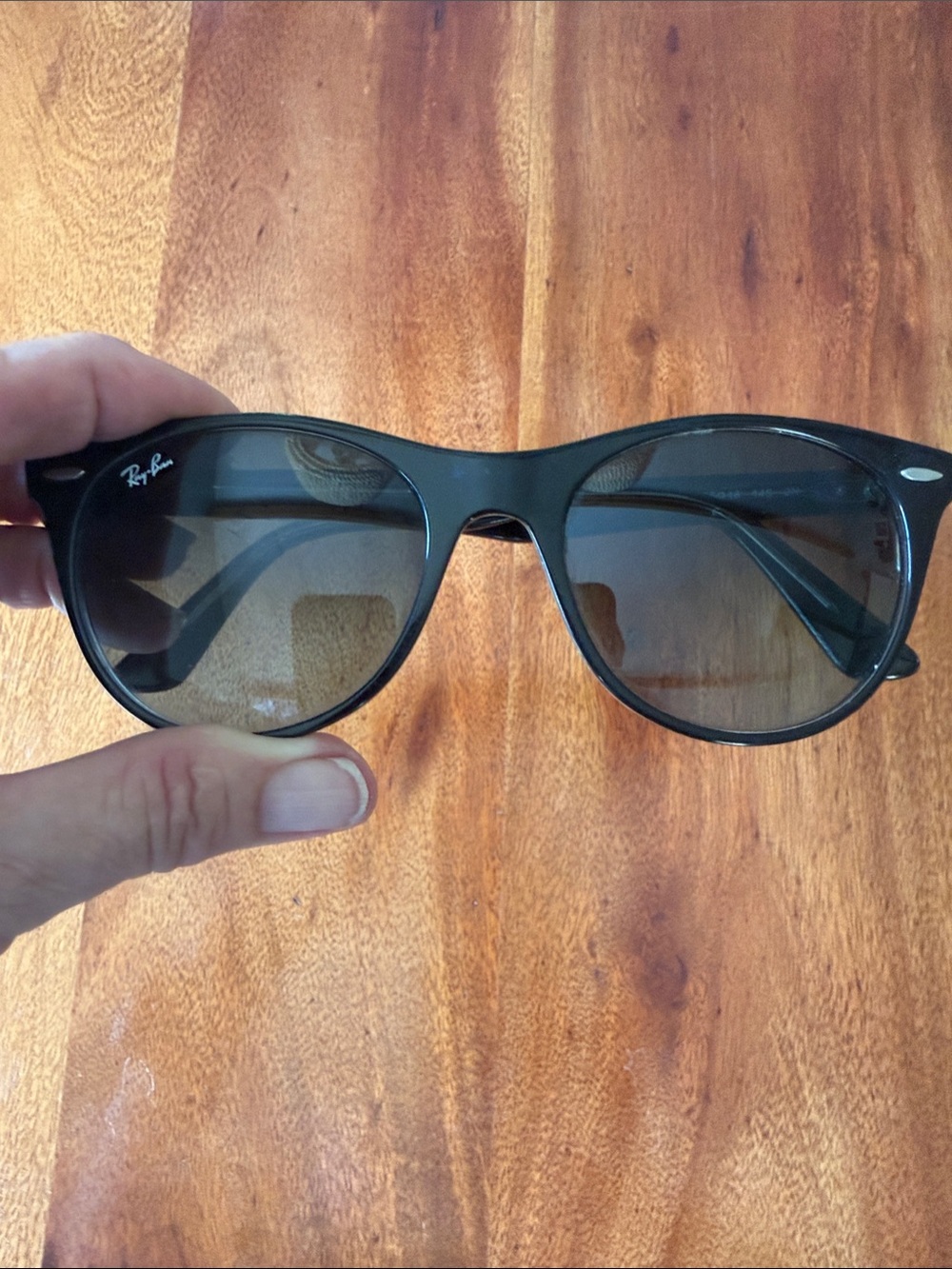 Ray-Ban Black Men's Wayfarer Sunglasses